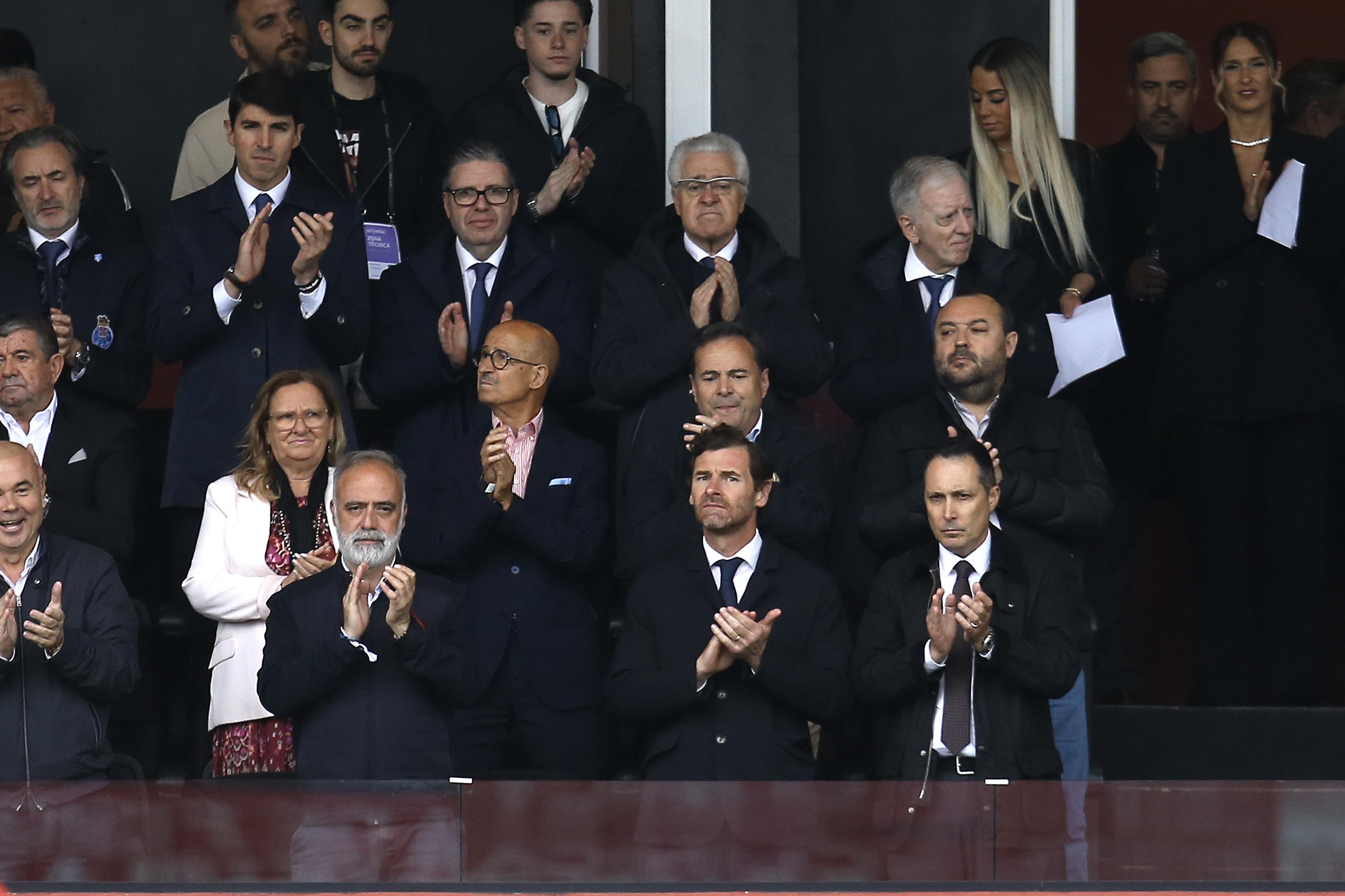André Villas-Boas na tribuna presidencial no jogo entre o Aves SAD e o FC Porto - Foto: MANUEL FERNANDO ARAUJO/LUSA