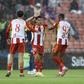 Roni festeja com Pedro Lima e Mateus Pivô o golo marcado ao FC Porto - Foto: MANUEL FERNANDO ARAUJO/LUSA
