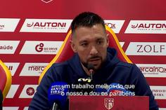 Farioli após derrota: «Precisamos de tirar esta lição»