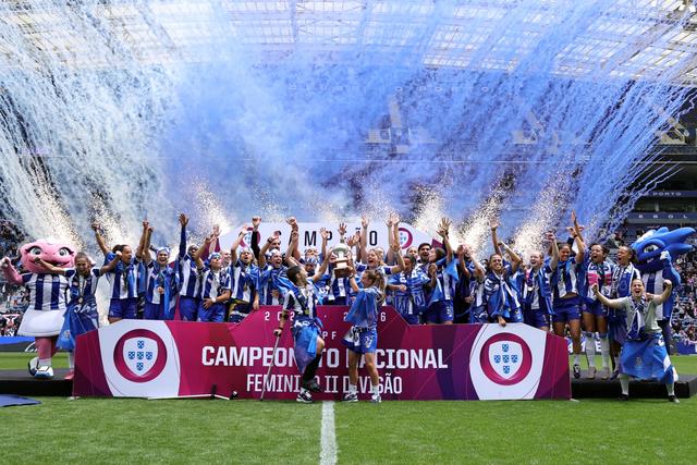 A festa do título das azuis e brancas - Foto: FC Porto