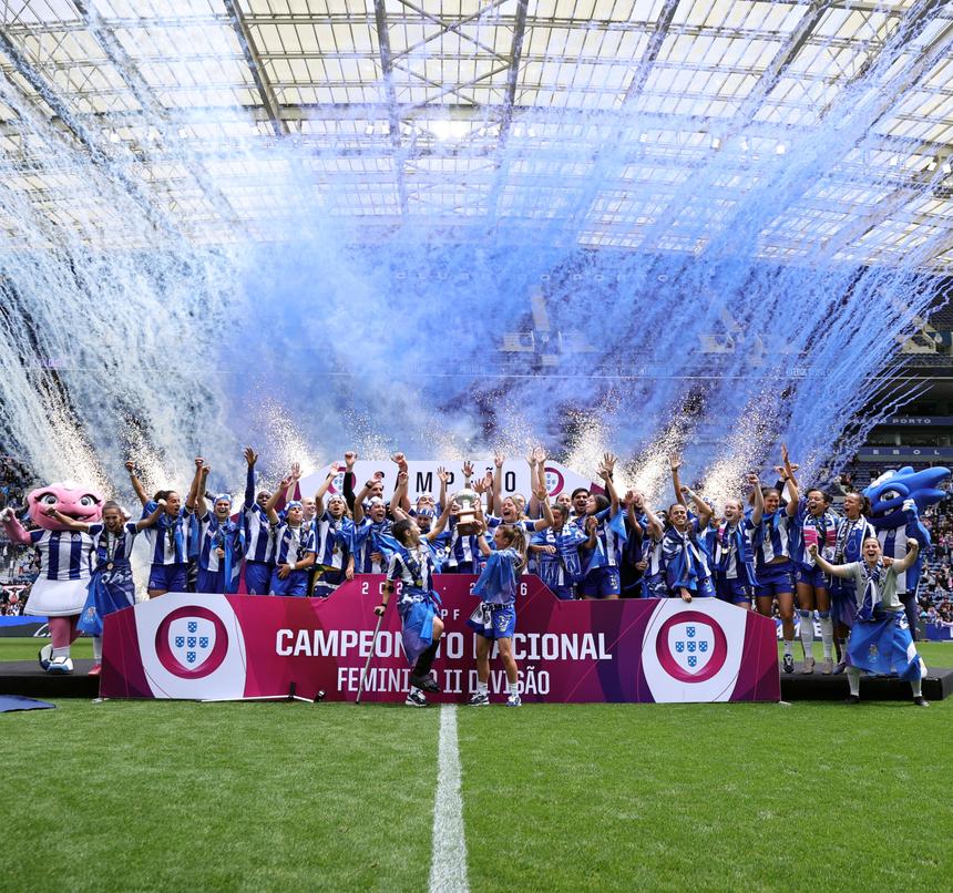 A festa do título das azuis e brancas - Foto: FC Porto