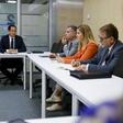 Pedro Proença em reunião com o Governo - Foto: FPF