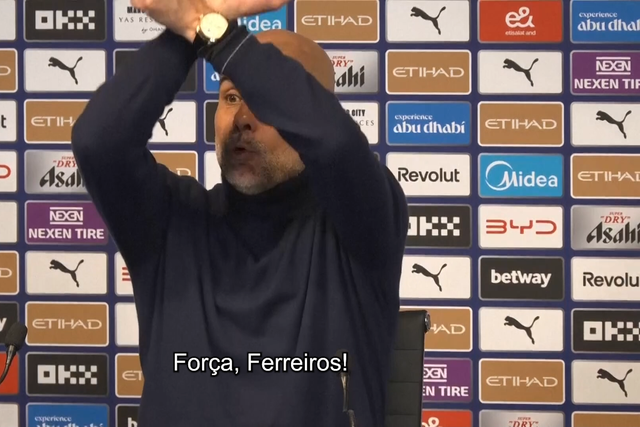 Guardiola surpreende: cruza os braços e apoia West Ham