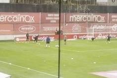 Aquecimento dos guarda-redes do FC Porto