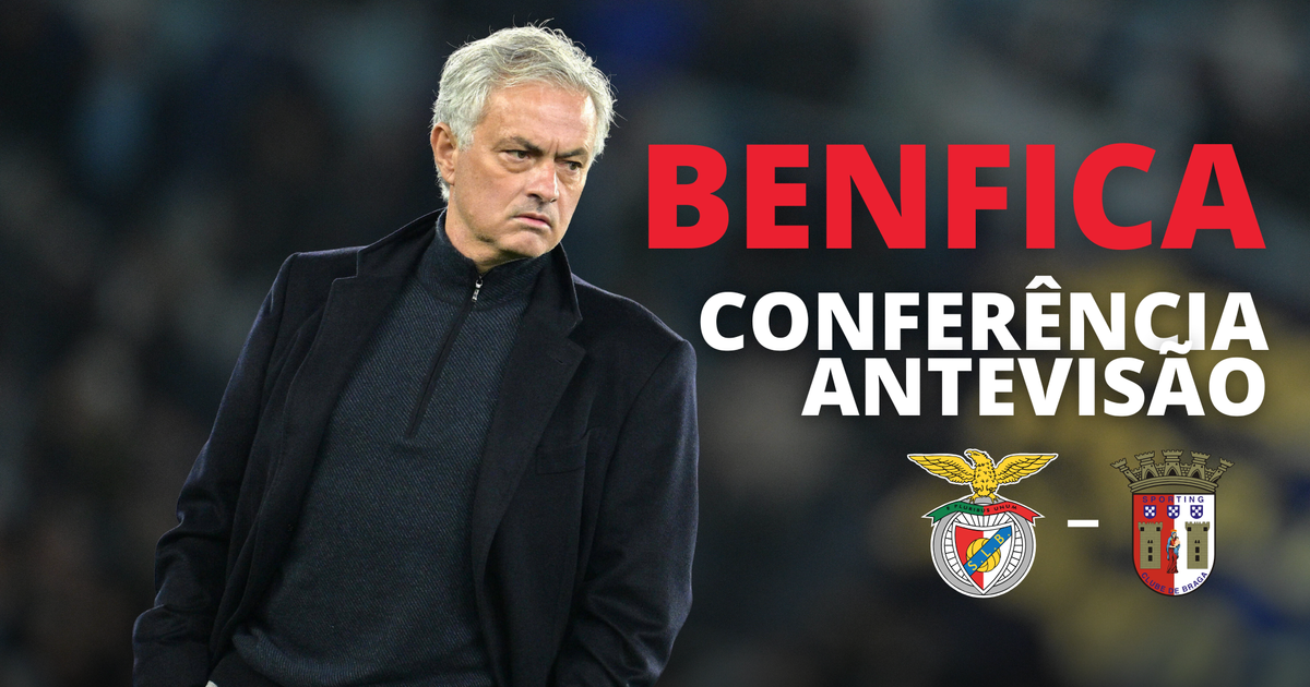 Siga em direto a conferência de imprensa de José Mourinho