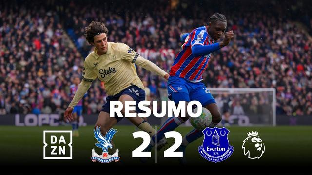 Golaço de Beto vale um ponto ao Everton frente ao Crystal Palace (resumo)