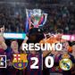 Barcelona campeão abriu o champanhe em campo para vencer o Real (resumo)