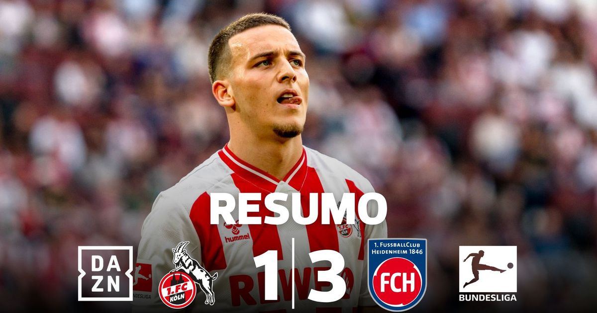 Heidenheim vence em Colónia e luta pela permanência está ao rubro (resumo)