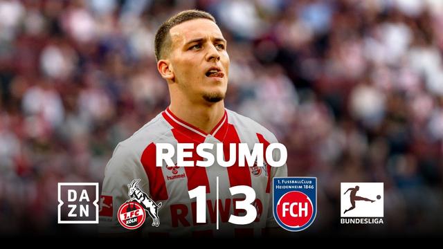 Heidenheim vence em Colónia e luta pela permanência está ao rubro (resumo)