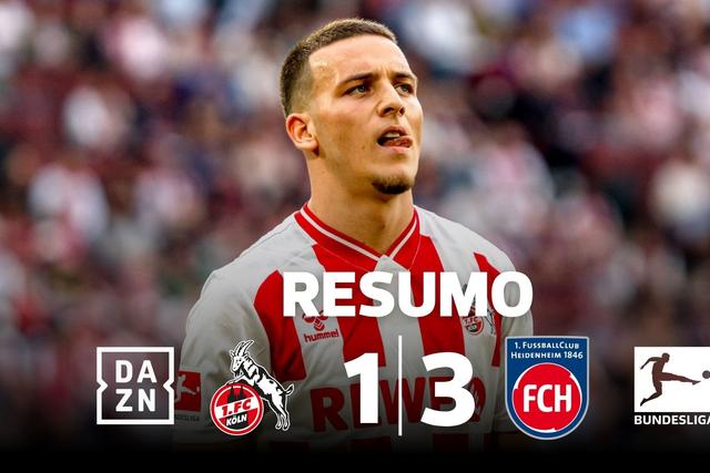 Heidenheim vence em Colónia e luta pela permanência está ao rubro (resumo)
