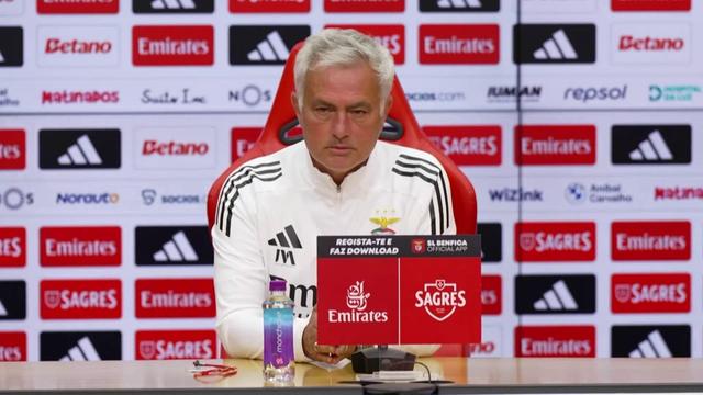 Mourinho e o estado de espírito da equipa do Benfica