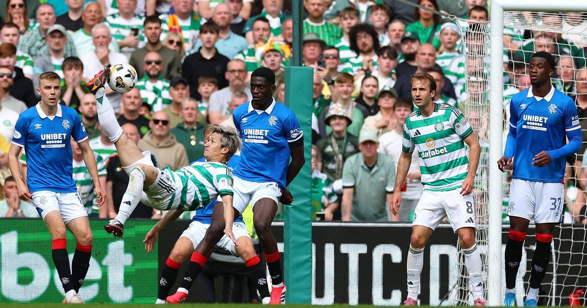 Título ao rubro: Celtic bate Rangers com bis e bicicleta de ex-Marítimo (vídeo)