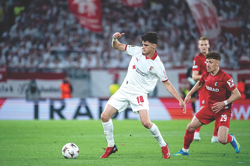 SC Braga esteve perto de nova final europeia. Foto Imago