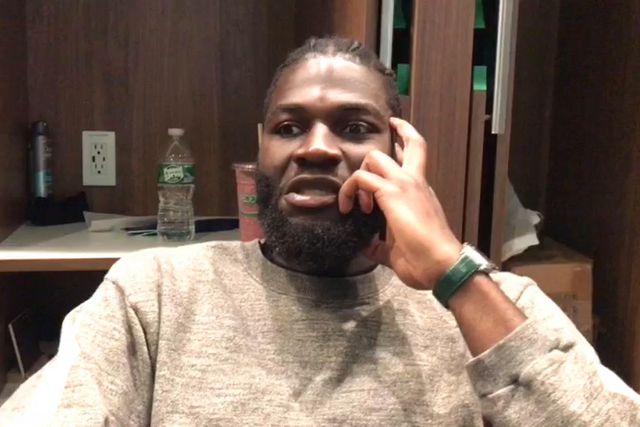 Neemias Queta fala a A BOLA após vitória dos Celtics no jogo 2 da final da NBA