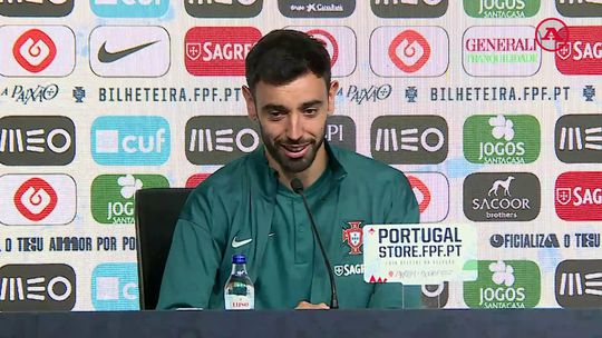 Bruno Fernandes fala sobre a juventude na Seleção Nacional