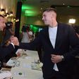 Frederico Varandas e Viktor Gyokeres na Gala Prémios Grupo Stromp, em dezembro de 2024. Foto MIGUEL NUNES