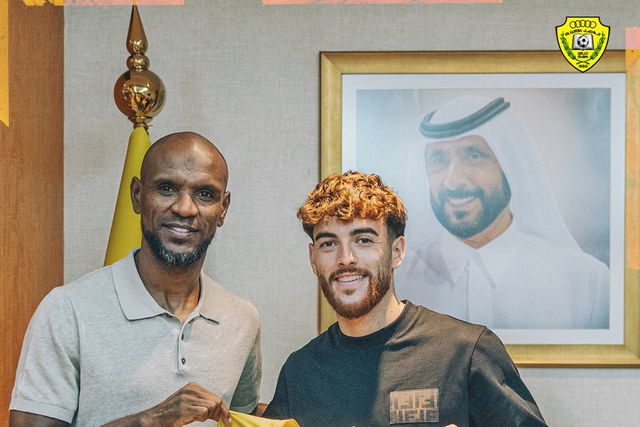Pedro Malheiro oficialmente apresentado no Al Wasl, de Luís Castro (foto: Al Wasl)