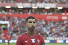 Cristiano Ronaldo já desperdiçou uma soberana oportunidade para colocar Portugal a vencer a Nigéria — Foto: António Pedro Santos/LUSA