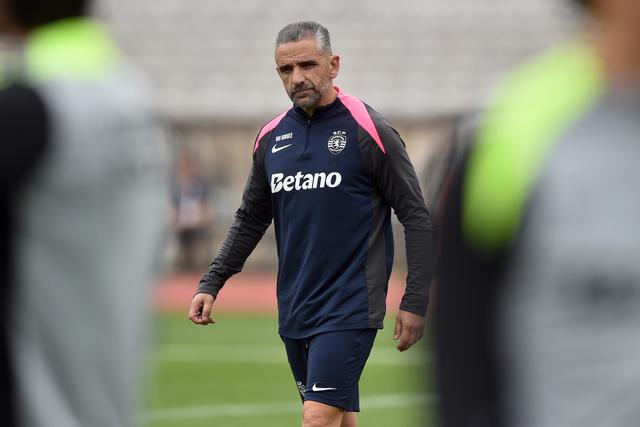 Rui Borges, trenador de 44 anos do Sporting - Foto: MIGUEL NUNES