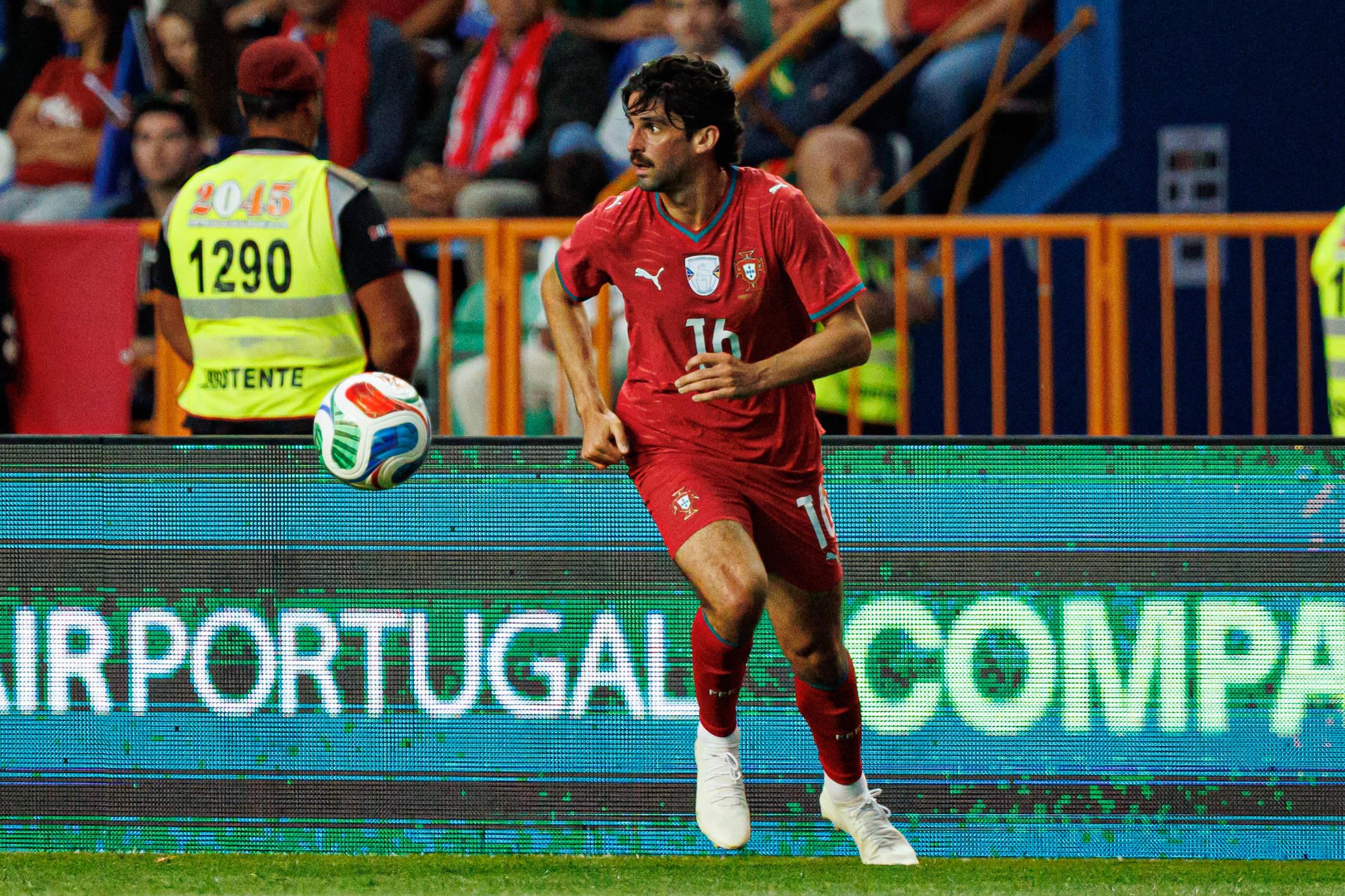 Francisco Trincão em ação. Foto: IMAGO (Portugal-Nigéria)