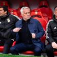 José Mourinho no banco do Estádio da Luz