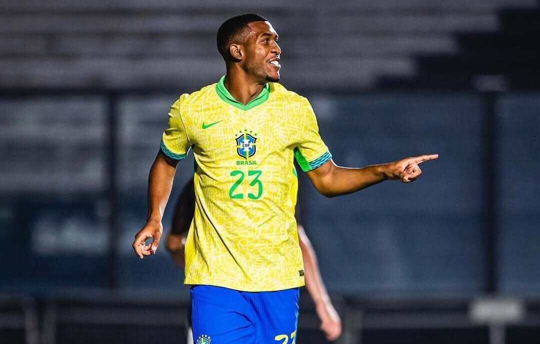 7.º Seleção do Brasil vale €821M - Rayan Vítor foi quem mais valorizou (€100M) - Foto: Instagram/Federação Brasileira