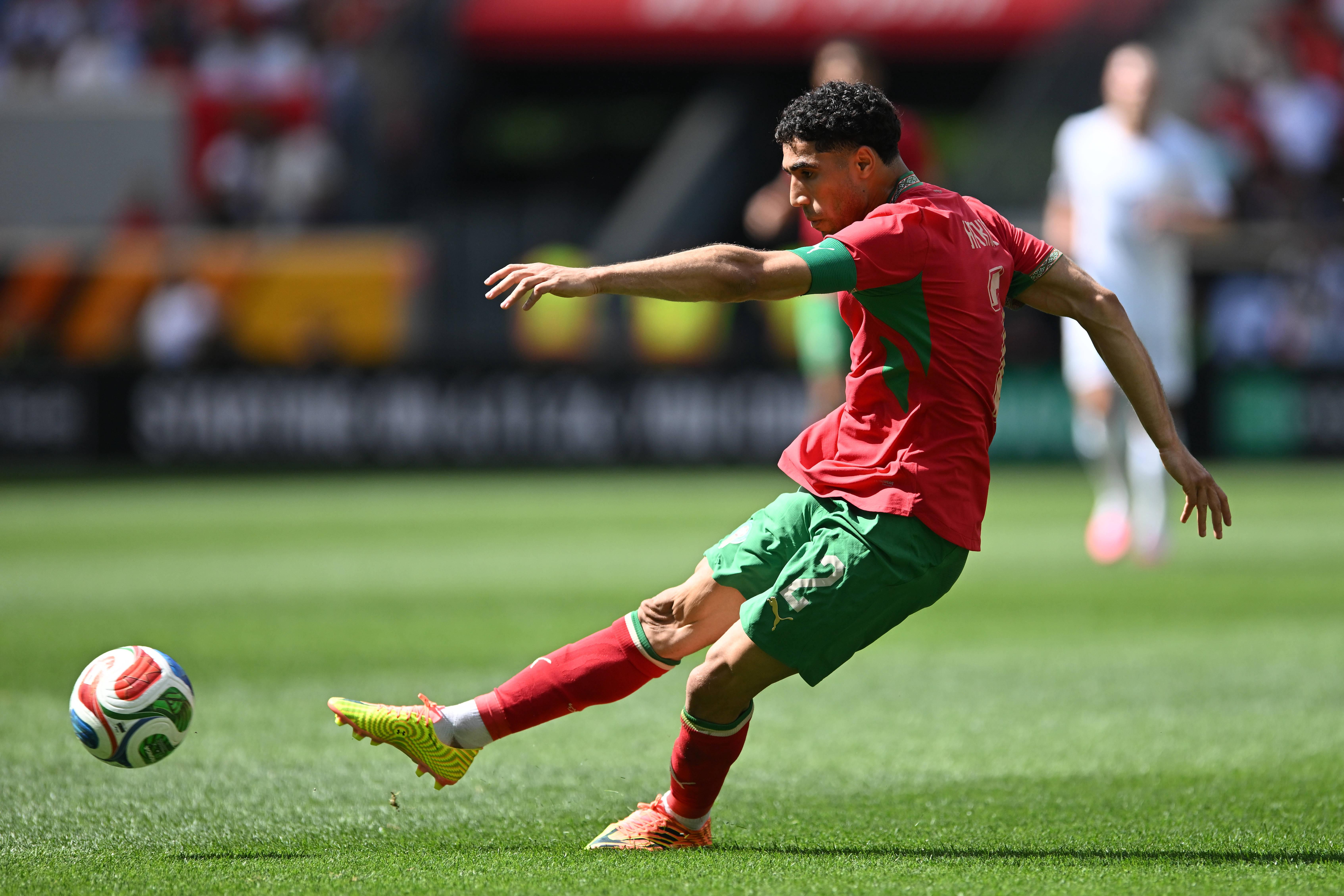 Hakimi - nasceu em Espanha e vai representar Marrocos