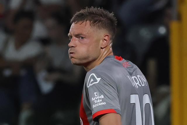 Vardy com a camisola da Cremonese