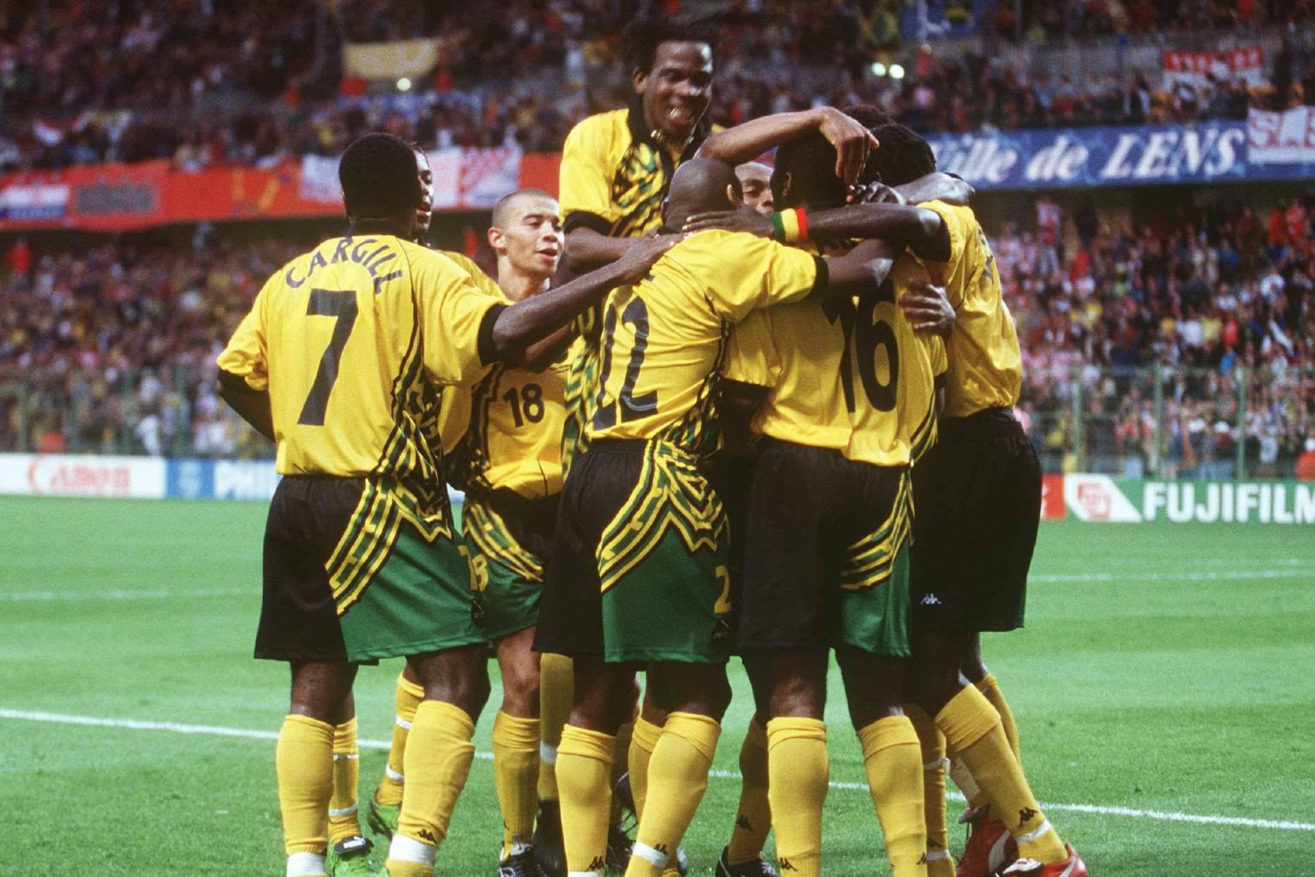 Equipamento da Jamaica no Mundial 1998