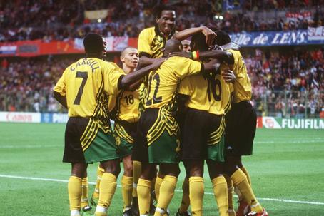 Equipamento da Jamaica no Mundial 1998