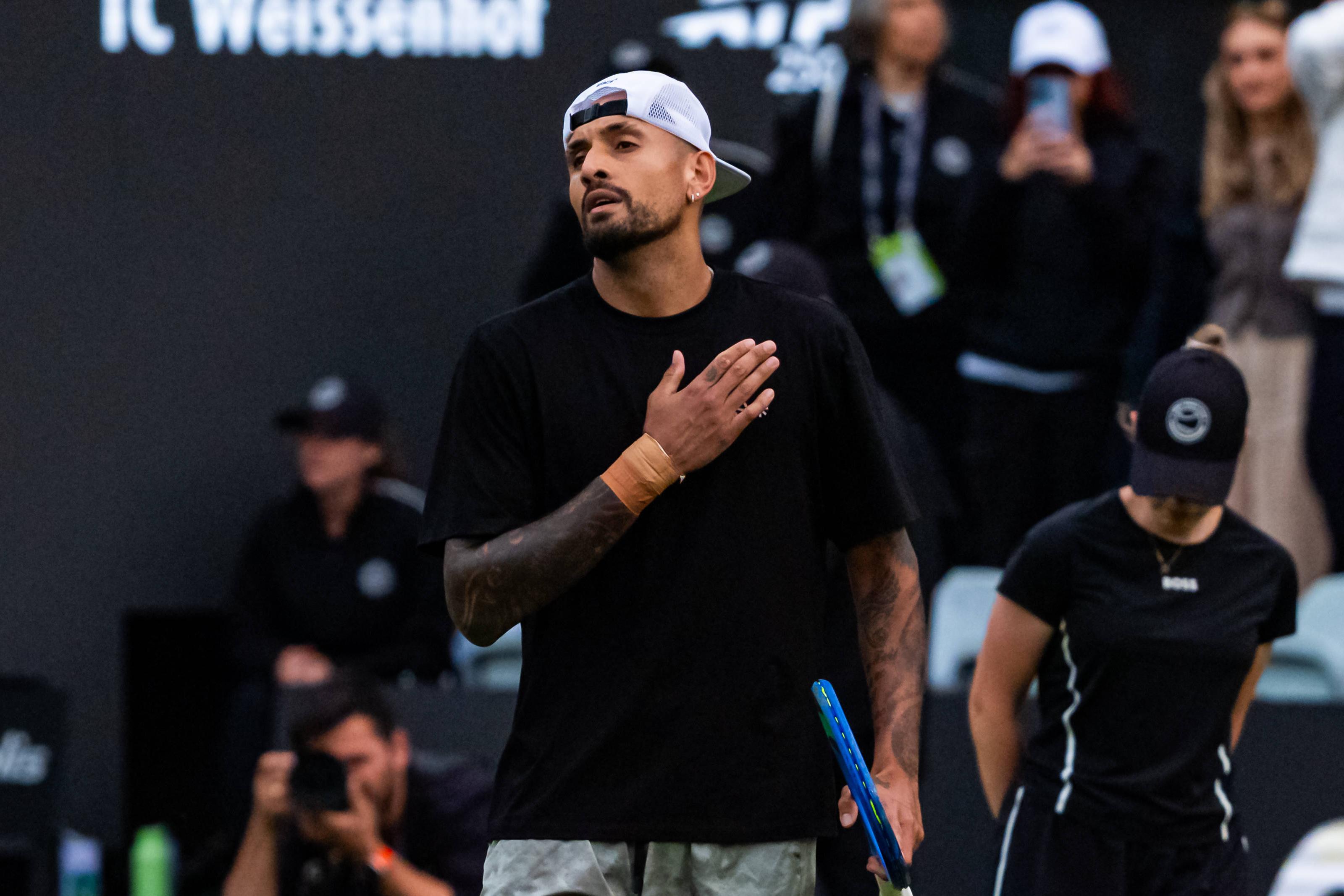 Nick Kyrgios já teve de ser operado ao joelho quatro vezes na sua carreira
