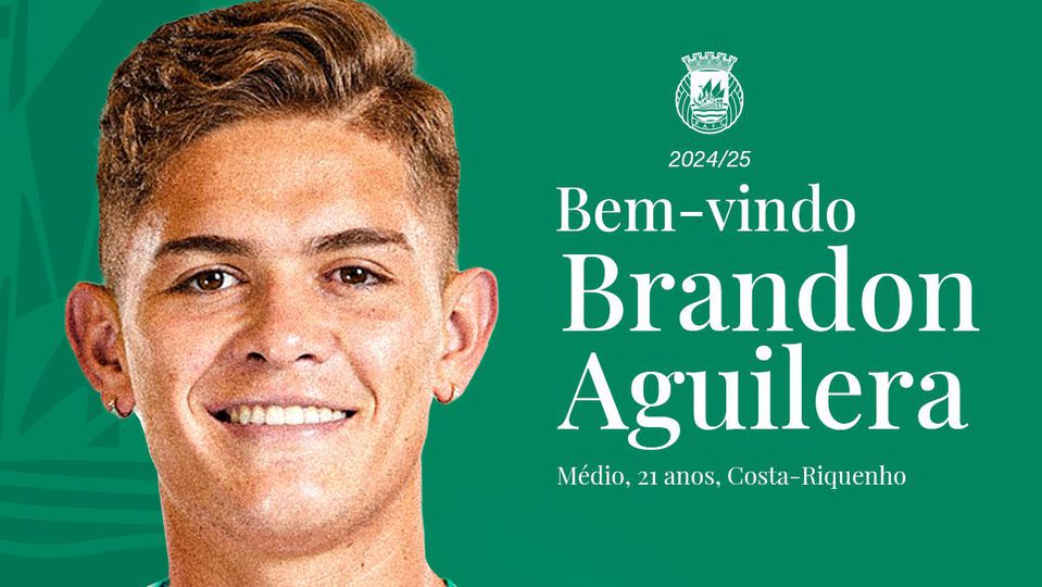 Rio Ave: Brandon Aguilera só na próxima semana