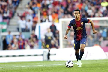 Thiago Alcântara 'regressa' ao Barcelona