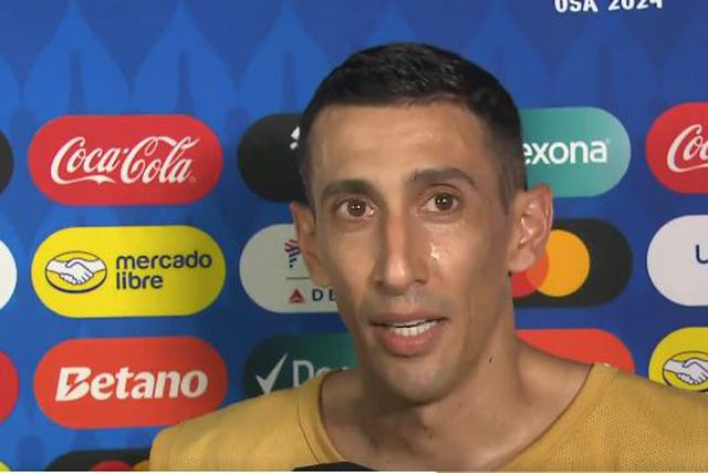 Di María em lágrimas a um jogo de deixar a seleção: «Dei a vida»