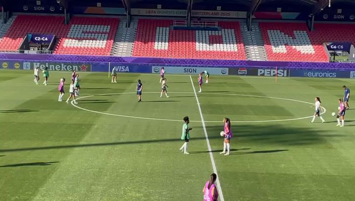 Seleção Feminina já treinou em Sion
