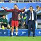 Ronaldo e Fernando Santos no banco na final do Euro 2016