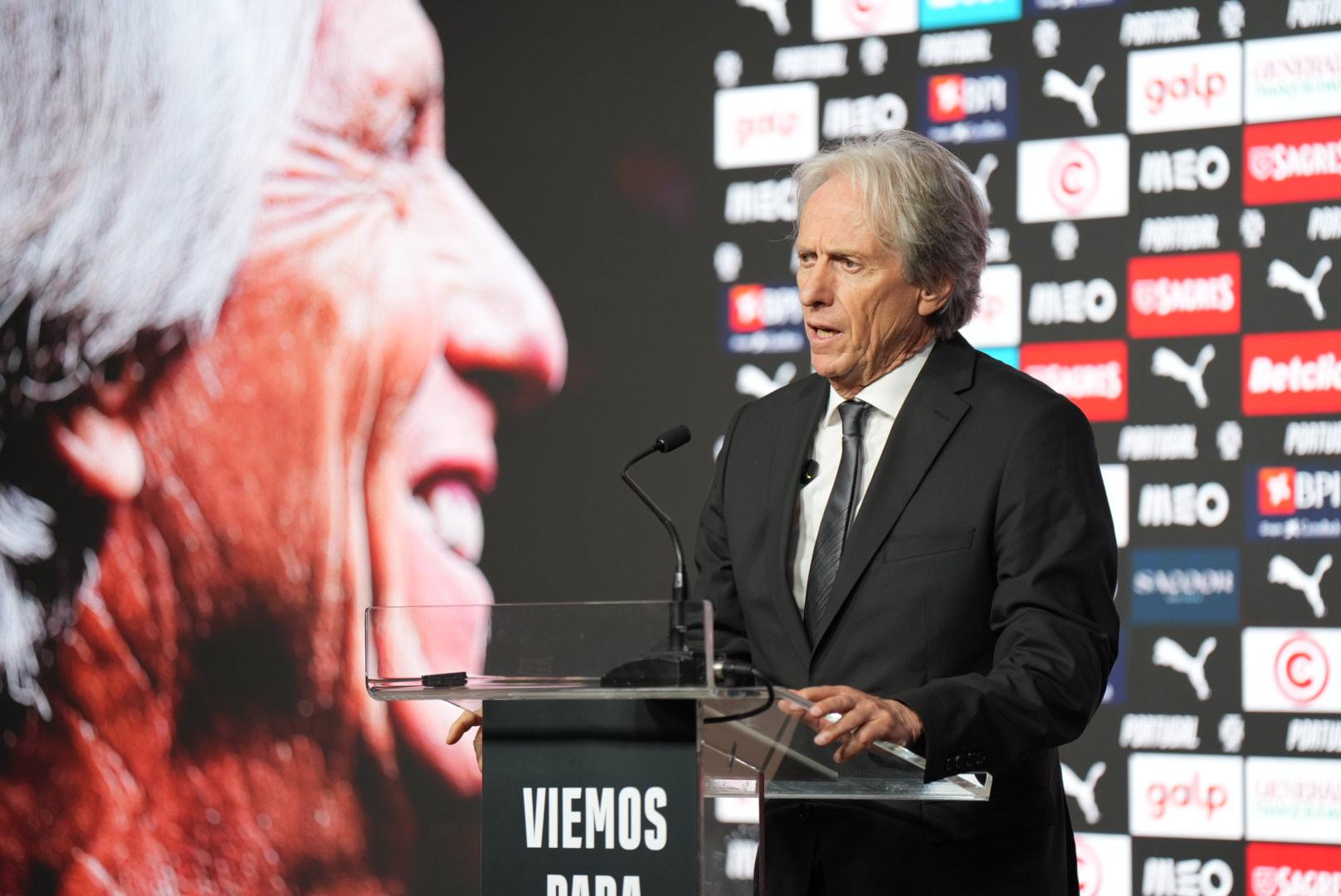 Apresentação de Jorge Jesus como novo selecionador nacional - Foto: Maycon Quiozini