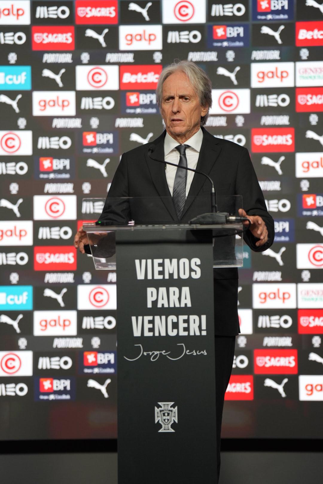 Apresentação de Jorge Jesus como novo selecionador nacional - Foto: Maycon Quiozini