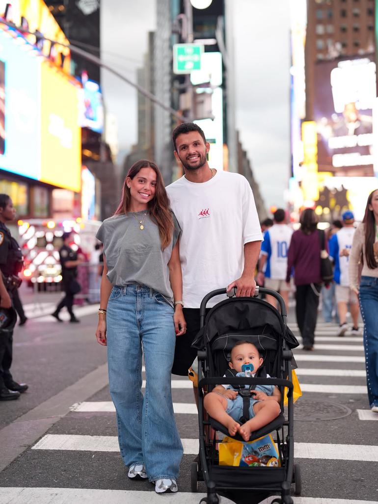 Gonçalo Ramos e Margarida de férias em Nova Iorque - foto: Instagram/Maguigas