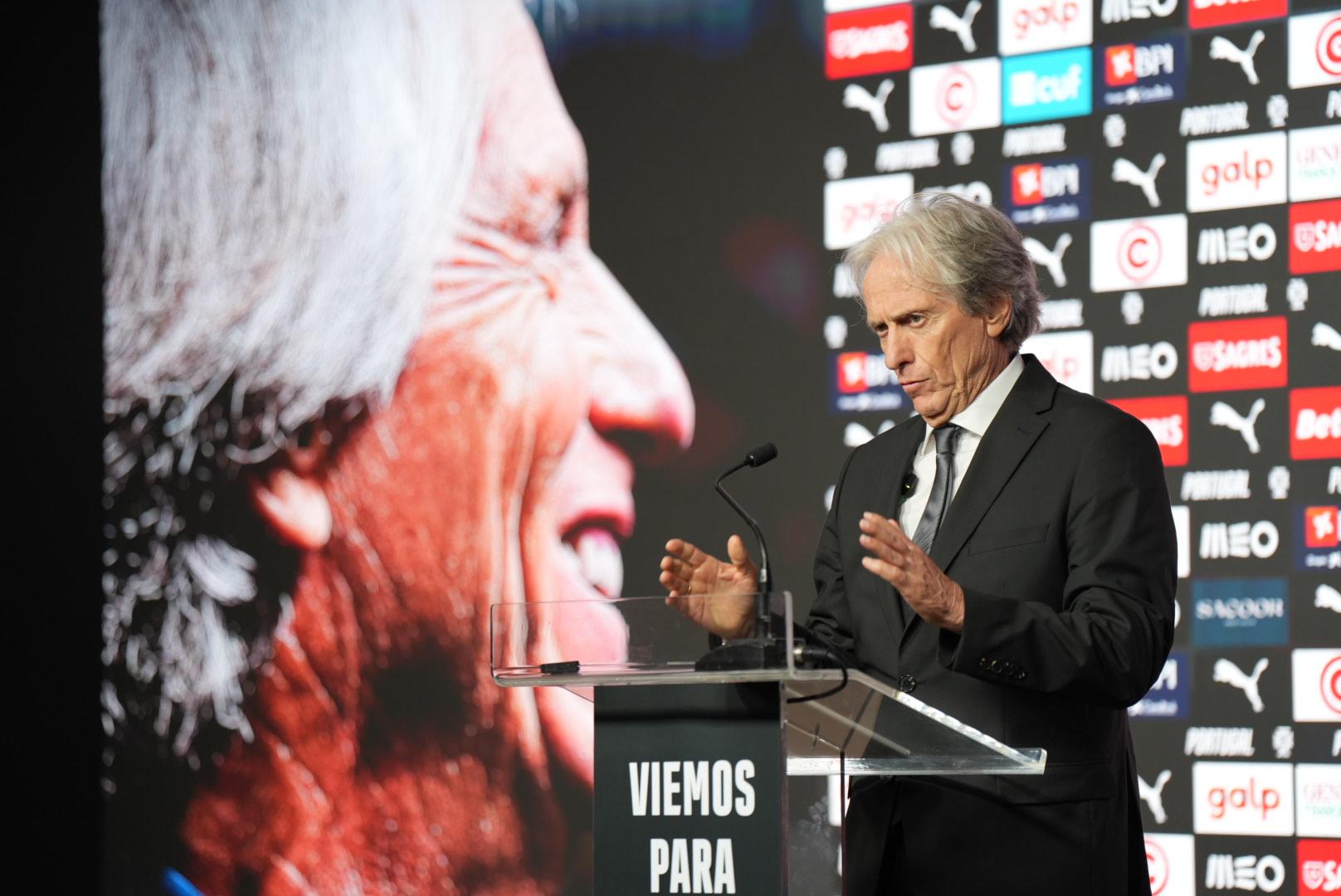 Apresentação de Jorge Jesus como novo selecionador nacional - Foto: Maycon Quiozini