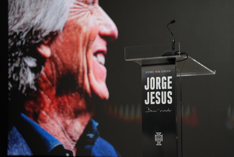 Apresentação de Jorge Jesus como novo selecionador nacional - Foto: Maycon Quiozini