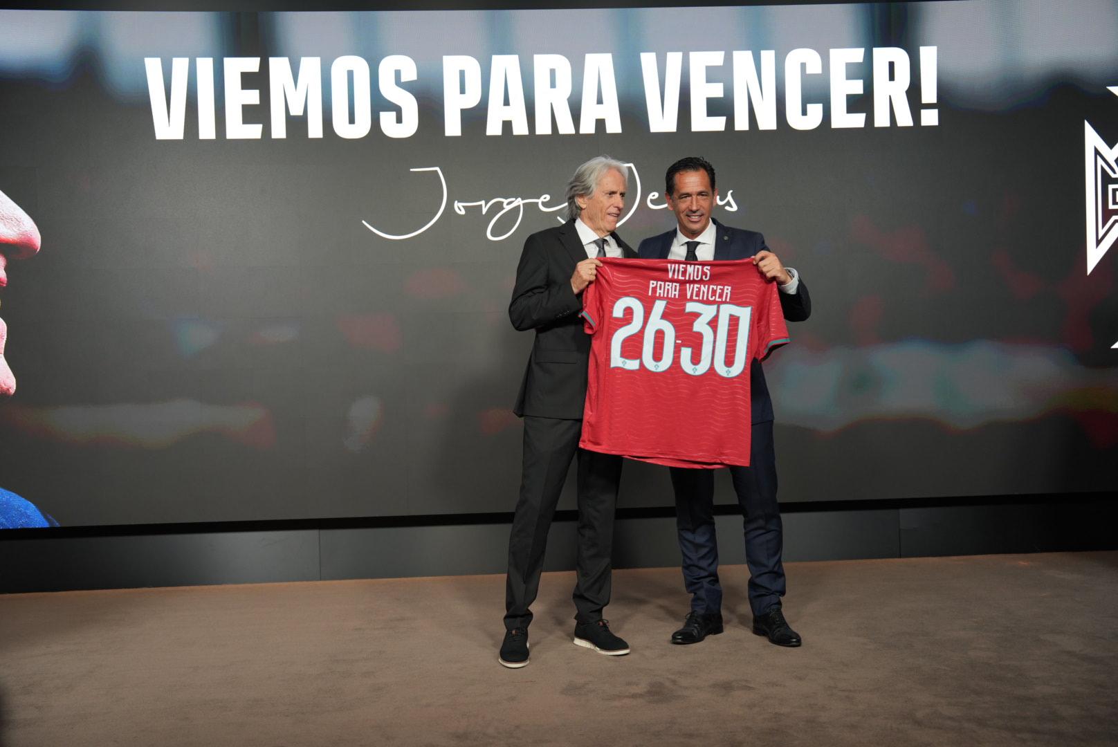 Pedro Proença apresenta Jorge Jesus como novo selecionador nacional - Foto: Maycon Quiozini