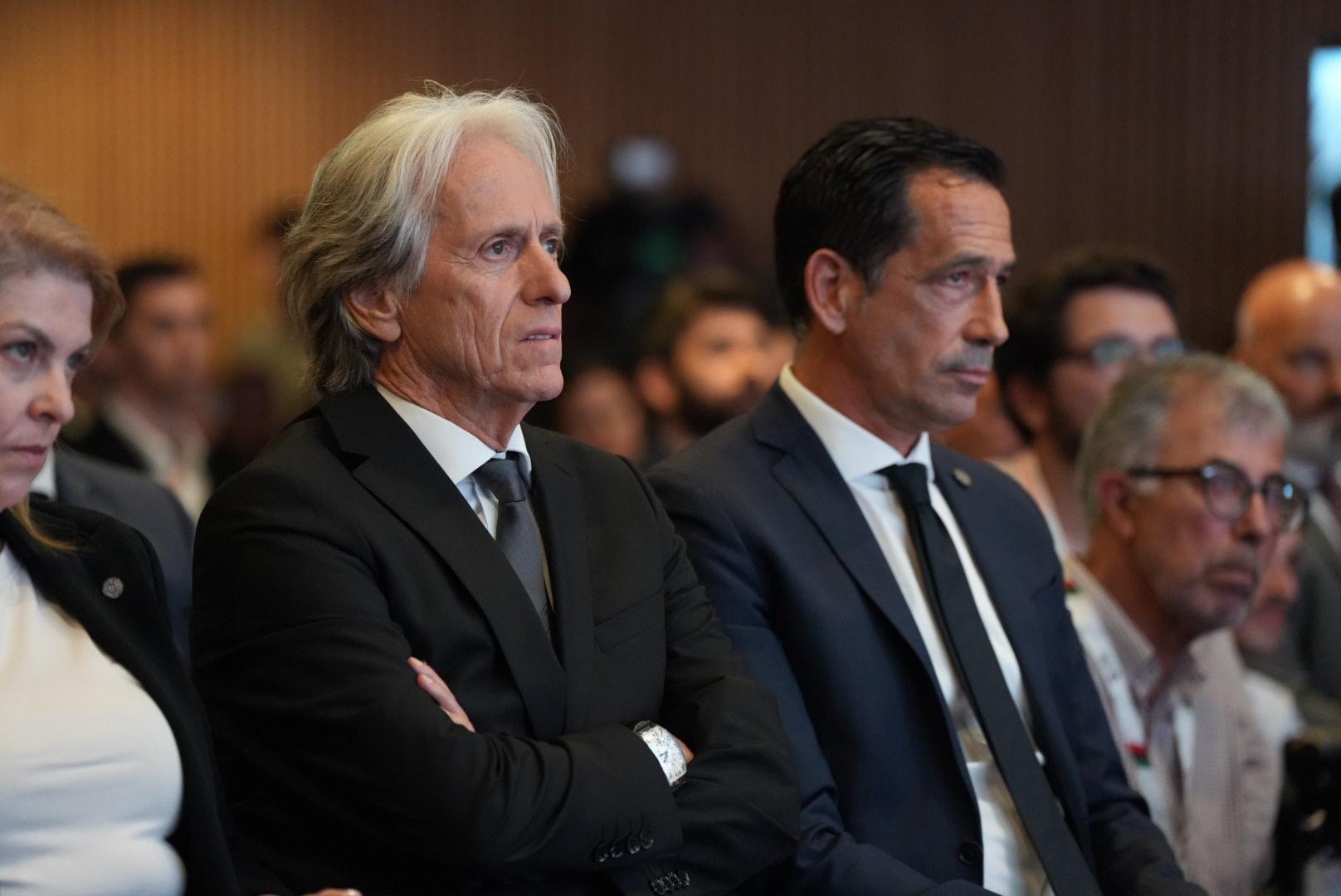 Pedro Proença na apresentação de Jorge Jesus como novo selecionador nacional - Foto: Maycon Quiozini