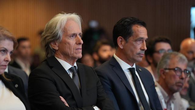 Pedro Proença na apresentação de Jorge Jesus como novo selecionador nacional - Foto: Maycon Quiozini