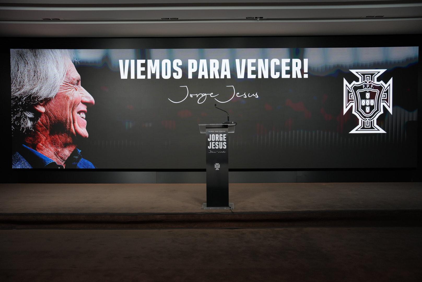 Apresentação de Jorge Jesus como novo selecionador nacional - Foto: Maycon Quiozini