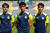 Francisco Costa (17 anos), Bruno Duarte (19 anos) e Diogo Ferro (17 anos) - Foto: Arouca