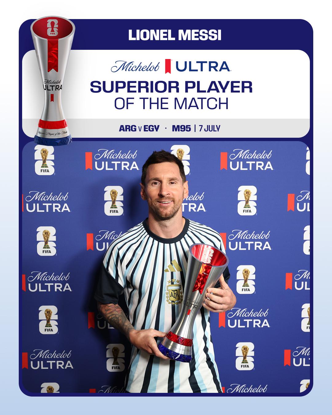 Argentina-Egito: Lionel Messi