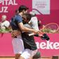 Nuno Borges e Francisco Cabral há quatro anos, quando jogaram juntos na etapa portuguesa do Circuito    Fotografia Millennium Estoril Open
