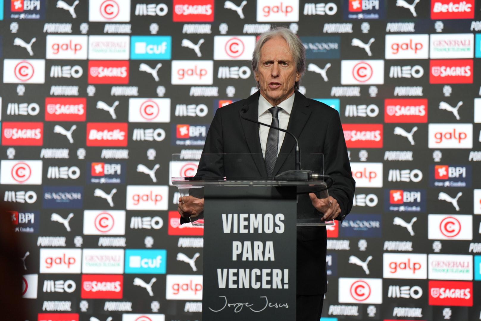 Apresentação de Jorge Jesus como novo selecionador nacional - Foto: Maycon Quiozini