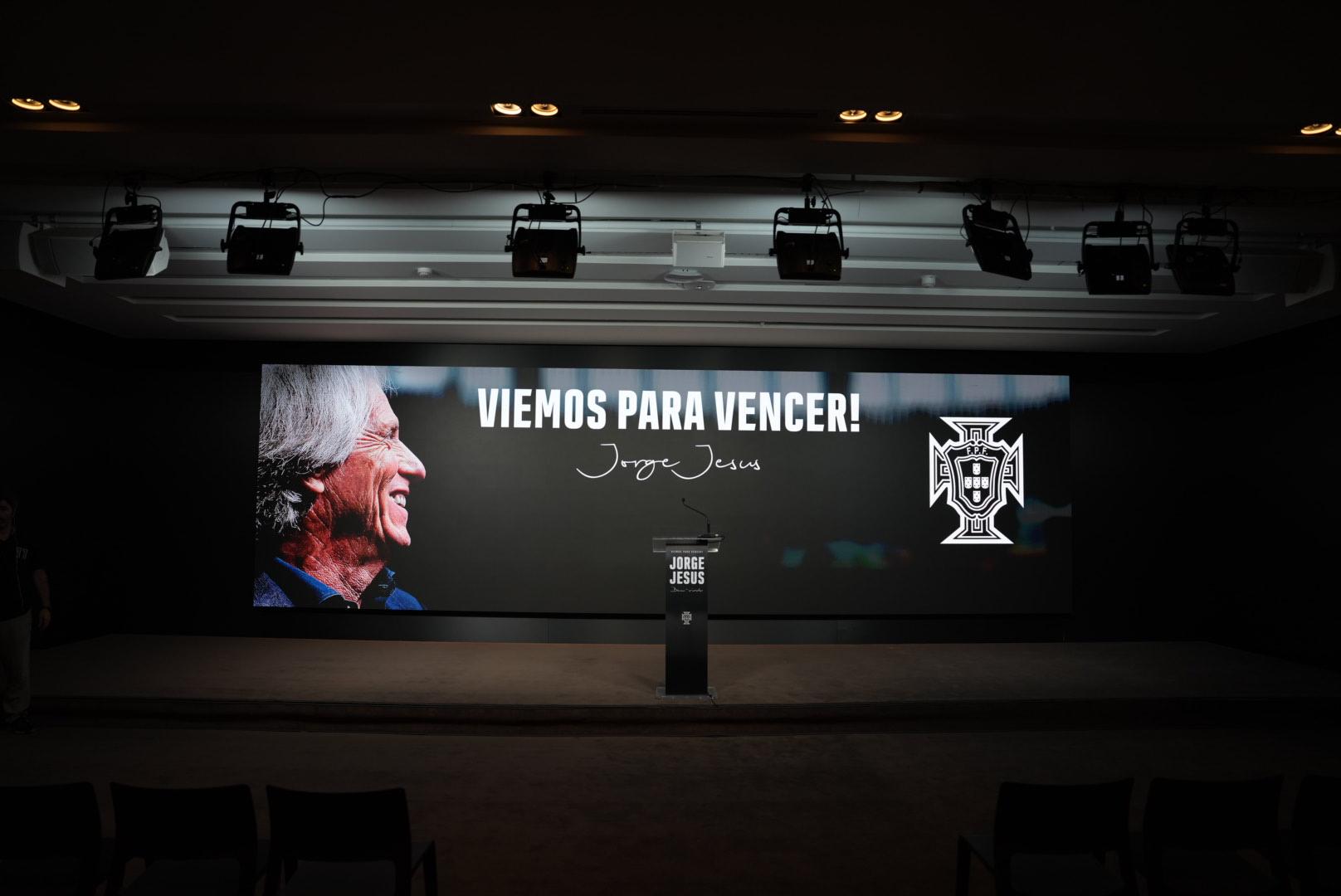 Apresentação de Jorge Jesus como novo selecionador nacional - Foto: Maycon Quiozini